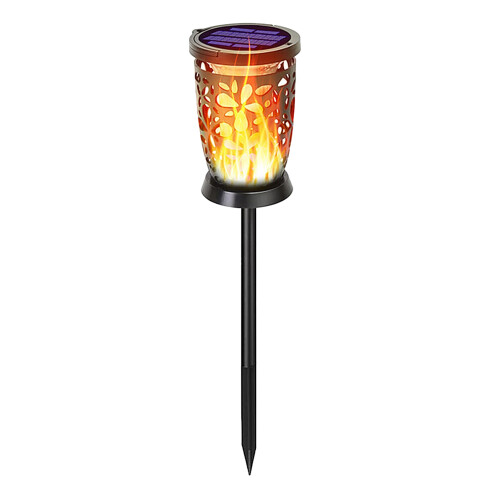 96LED Solar Torch Dance Flicker Flame Light Garden