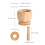 Multifunctional Bamboo Pounding Garlic Jar,Garlic 3