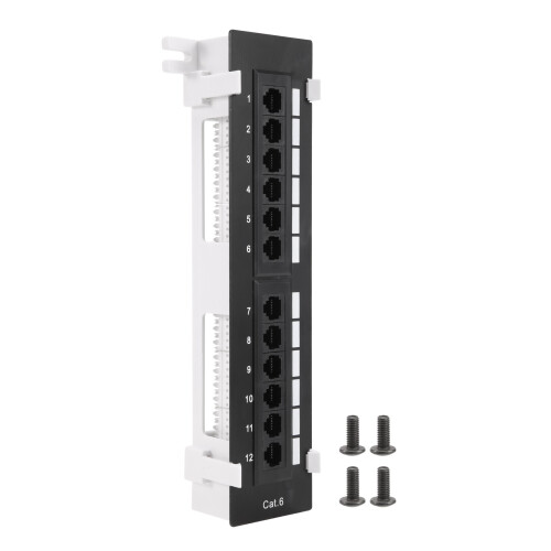 Network Tool Kit 12 Port Cat6 Patch Panel Rj45 Net 2
