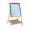 Wooden 2 in 1 Kids Easel Chalk Drawing Board Black 1