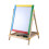 Wooden 2 in 1 Kids Easel Chalk Drawing Board Black 6