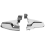 1Pair Engine Cover Chrome for Goldwing 1800 GL1800 2