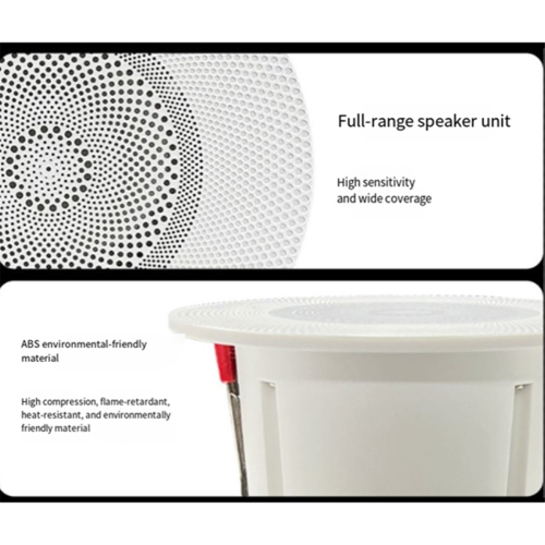 3 Inch Passive Ceiling Speakers 4 Ohm Home Theater 2