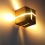 LED Decorative Cracked Wood Wall Light Square Soli 5