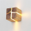 LED Decorative Cracked Wood Wall Light Square Soli 6