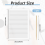Plastic Straight Line Stencil Template 11 Inch Sca 9