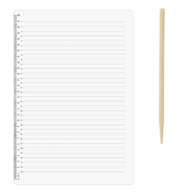 Plastic Straight Line Stencil Template 11 Inch Sca