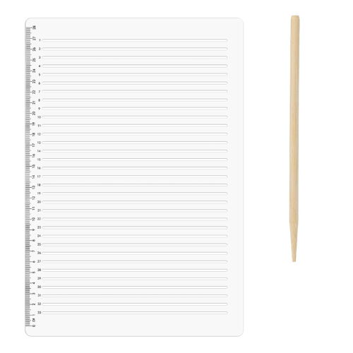 Plastic Straight Line Stencil Template 11 Inch Sca