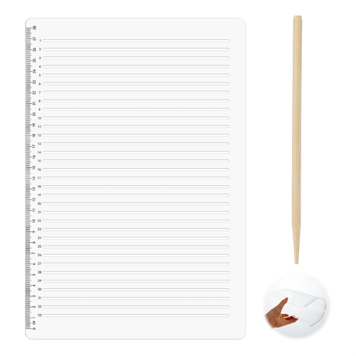 Plastic Straight Line Stencil Template 11 Inch Sca 2