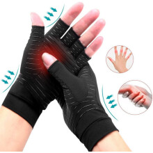 (S) 1 Pair Compression Gloves with Copper for Arthritis Rheumatoid,Relief Pain and Swelling,Osteoarthritis Copper Arthritis Gloves