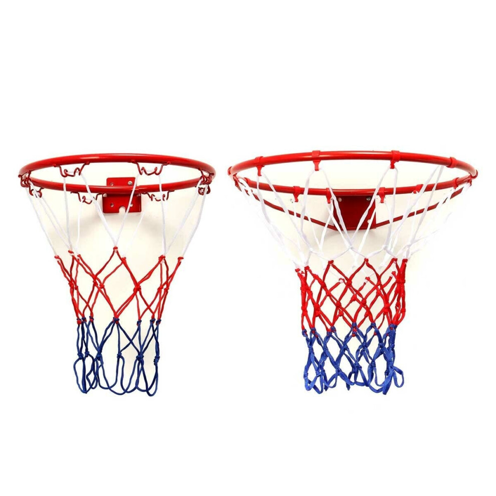 Photos - Basketball Hoop GreenZech  Wall Mounted Hanging Basketball Goal Hoop Rim Metal Netting (45cm)