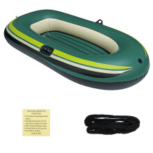 (04#) One/Two Person Inflatable Boat Thickened Durable PVC Foldable Fishing Boat Drifting Ship
