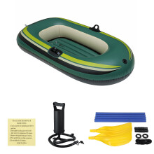 (02#) One/Two Person Inflatable Boat Thickened Durable PVC Foldable Fishing Boat Drifting Ship