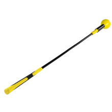 (Yellow) 48" Golf Swing Trainer Aid Stick Glass Fiber Power Strength Tempo Sport Practice Flex Top Warm-up Stick