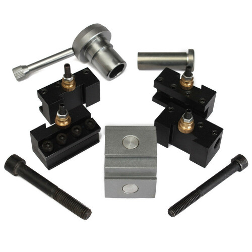 Mini Quick Change Tool Post Holder Kit Set Aluminum Alloy Tool Post Lathe Tools 1