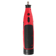 (Black/Red, One Battery) Chain Saw Sharpener Guide Electric Grinder Mini Cordless Chainsaw Sharp Grinding Polishing Tool