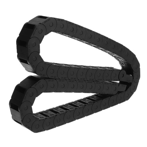(50mm) 15mm x 20/50mm Openable Drag Chain R28 Plastic Cable 1 Meter Wire Carrier 1