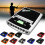 (Orange) 6 LED Clip-on Headlamp Rechargeable Sensor Cap Hat Lamp Headlight Torch Work Light 12