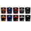 (Orange) 6 LED Clip-on Headlamp Rechargeable Sensor Cap Hat Lamp Headlight Torch Work Light 8