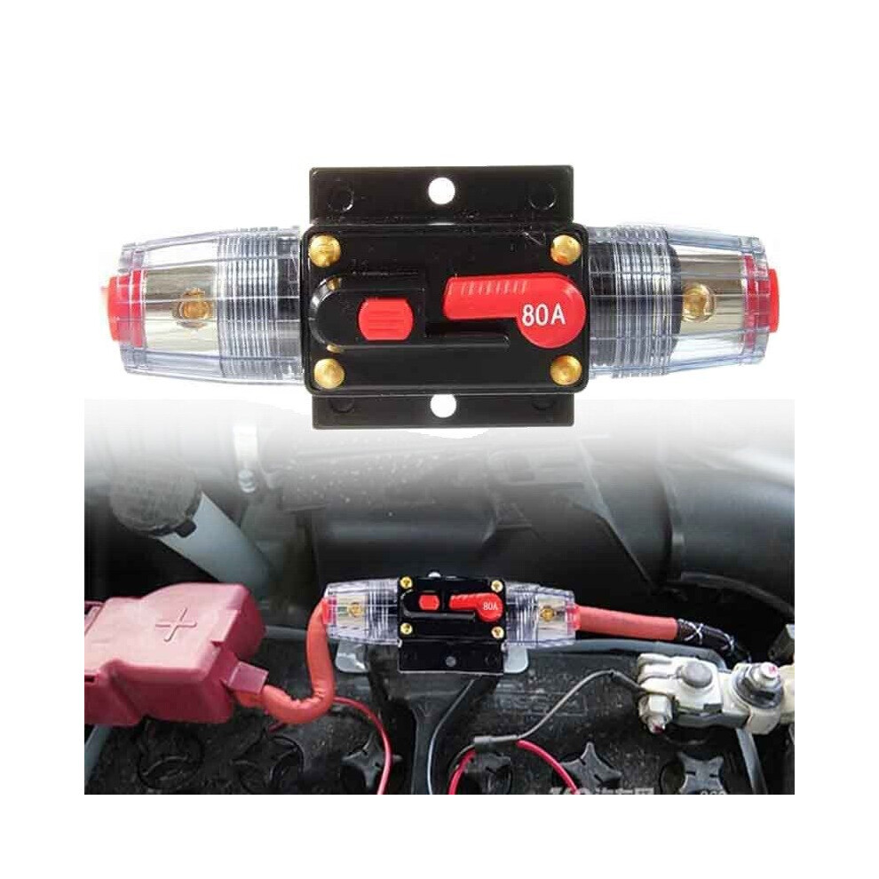 (40A) Car Truck Circuit Breaker Self-Recovery Auto Audio Fuse Holder Power Insurance 12V 24V 4250937562591