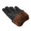 (Red) Motorcycle Leather Gloves Touch Screen Winter Warm Waterproof 5