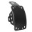 Vertical Side Mount Tail Light License Plate Bracket For Harley Chopper Black 1