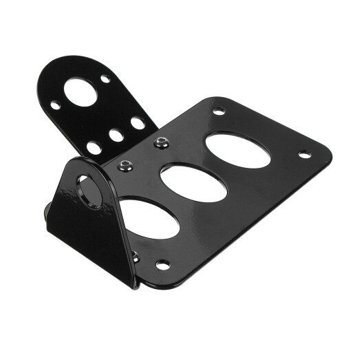 Universal Motorcycle 7/8'' 22mm License Plate Holder Metal License Bracket 2