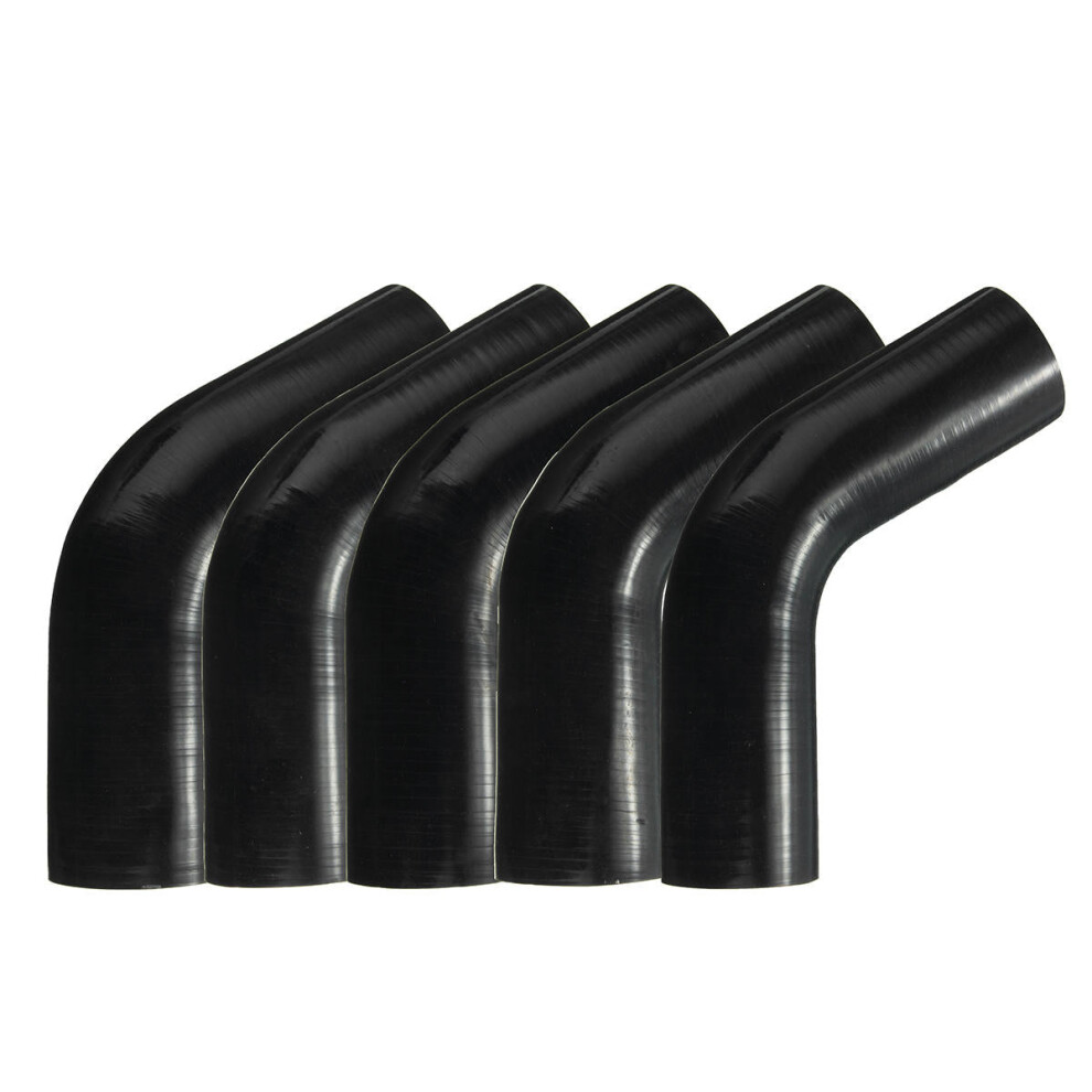 (57Mm) 48-60Mm 60 Degree Silicone Tube 150Mm Length Silicone Vacuum Hose Tubing Turbo Coolant Tube Black 9078193493511