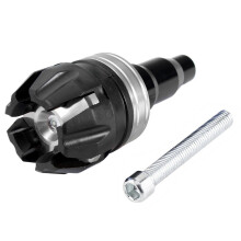 (Silver) Universal Motorcycle Frame Slider Falling Protector Anti Crash Caps 5-Color