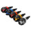 (Red) Universal Motorcycle Frame Slider Falling Protector Anti Crash Caps 5-Color 3
