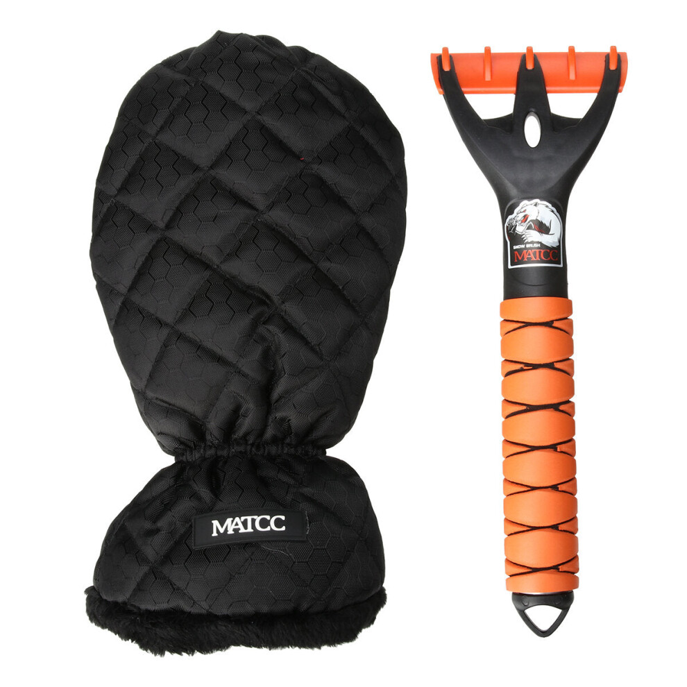 Ice Scraper Mitt For Windshield Car Ice Scraper Glove Waterproof And Warm Small Car Window Snow Scraper Tool For Freezer 9078193520453