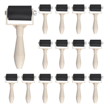 15 Pcs Rubber Brayer Roller Bulk, Small Printmakin