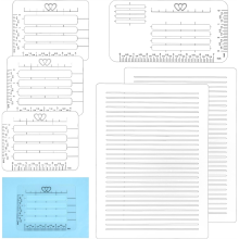 Straight Line Stencil Templates, Drawing Lettering