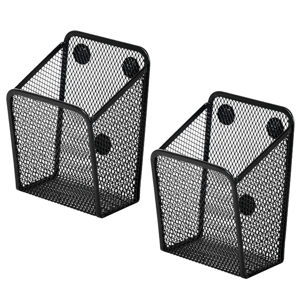 Magnetic Refrigerator Pen Holder Metal Mesh Basket-image-OPC-PJFHDJG-NEW