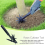 Garden Weed Puller Tool and Tiller Rotary Cultivat 4