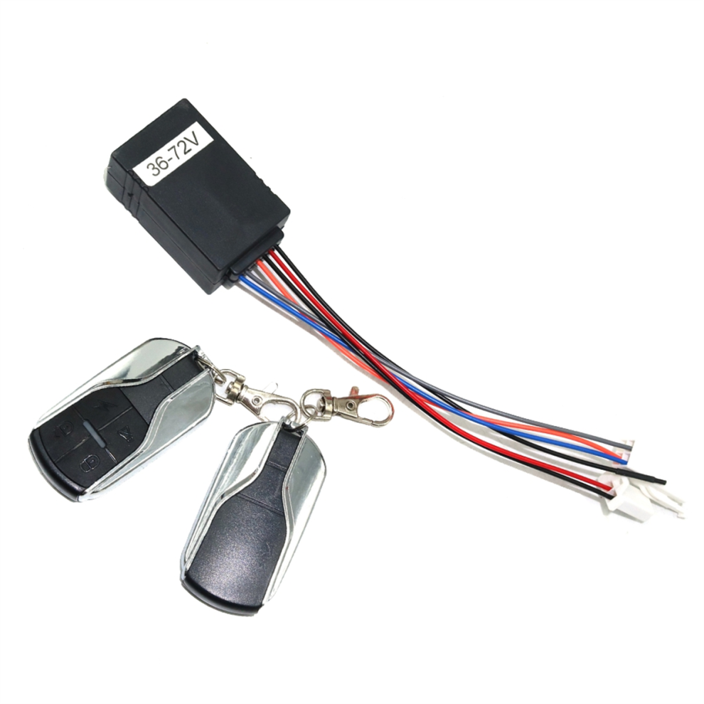 Anti-Theft Motorcycle Alarm E-Bike Remote 36-72V U 4851686303796