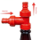 Carbonation Cap Tee Adapter Plastic Bottling Kits 6