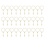 30PCS Mini Rosaries Baptism Acrylic Rosary Beads F 2