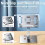 Aluminum Alloy Book Stand for Reading Adjustable F 6