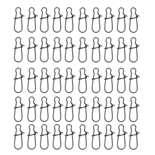 100PCS Black Strengthen Quick Snap Hook Connection 1