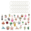 30PCS Wine Glass Charms Drink Identifiers for Stem 7