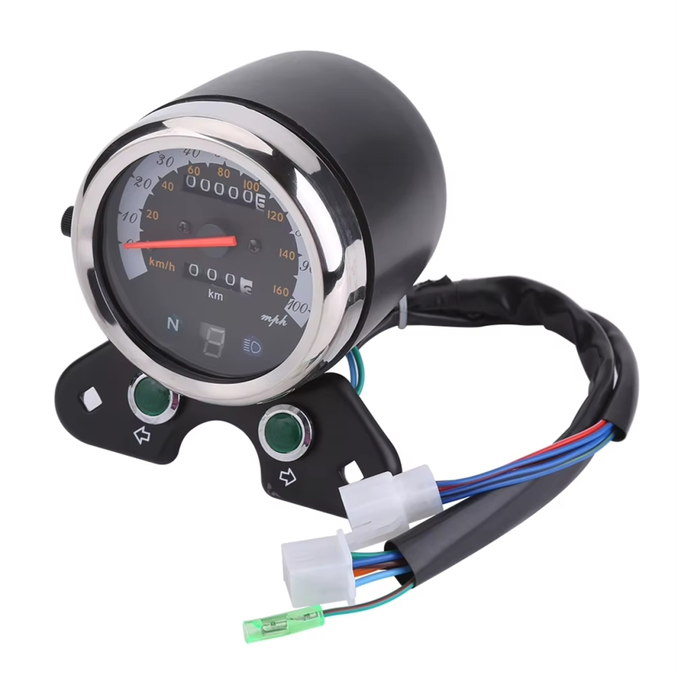 Speedometer Meter Universal Dual Odometer Gear Di 4851686308104