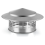 304 Stainless Steel Chimney Cap, Round Cover with 1