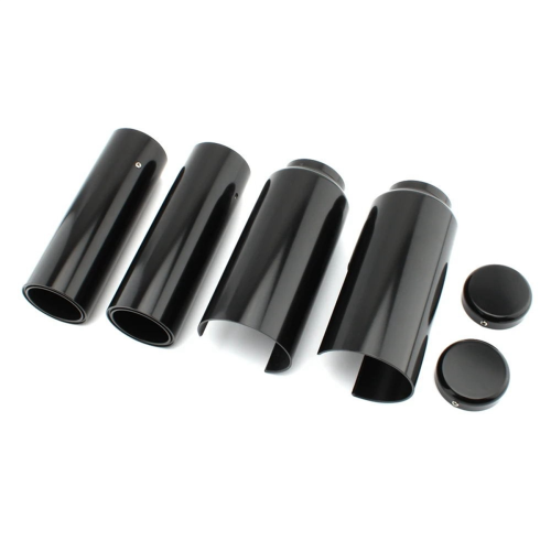 Upper Lower Fork Cover Tubes Caps Kits for Dyna F 1