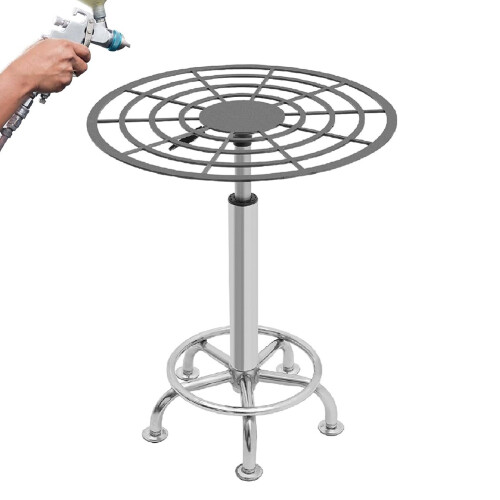 360 Rotating -Paint Rack, 23.6-31.5in Height Adju 2