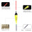 5pcs Fishing Float Size 4g Length 17cm Barguzinsk 3