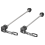 Aluminum Alloy Quick Release Skewer Set for and R 1