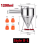 1200ml Stainless Steel Funnel Dispenser with 4 Lea 3
