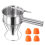 1200ml Stainless Steel Funnel Dispenser with 4 Lea 1
