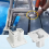 832414D Pool Ladder Flanges Replacement Part Repai 3